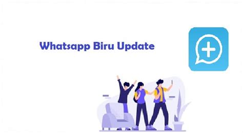 Update WhatsApp Biru