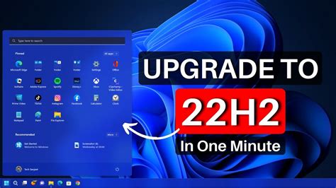 update windows 11 21h2 to 22h2 powershell