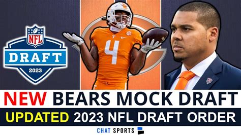 updated chicago bears 2023 mock draft