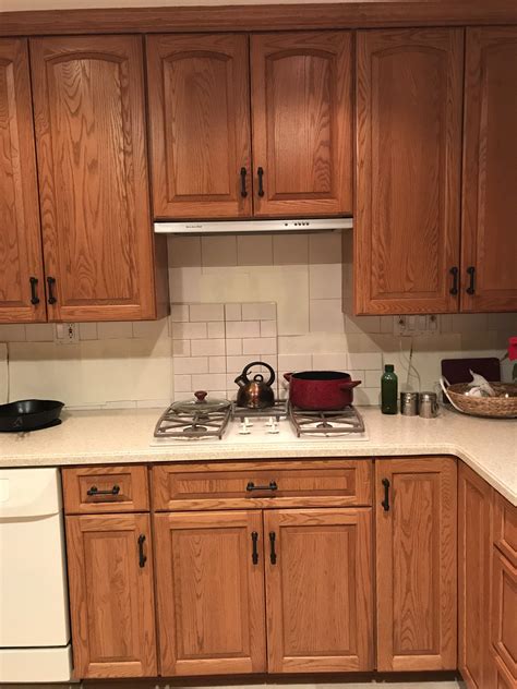 updated kitchen cabinet hardware