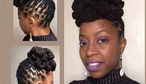 Updo Short Loc Styles s ️💛💚 Now Booking For August & September