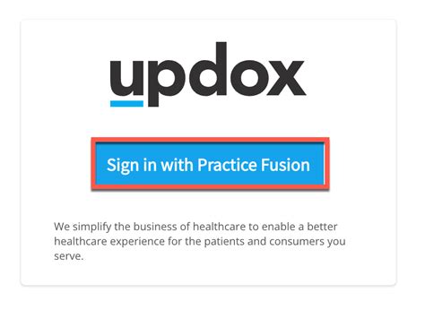 updox and practice fusion