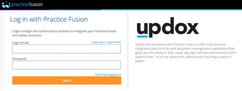 updox for practice fusion