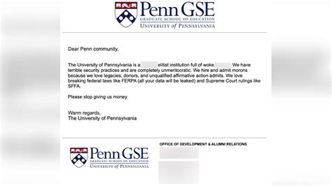 UPenn Hacked Emails Exposed