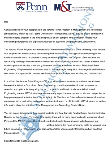 5 Tips for UPenn M&T