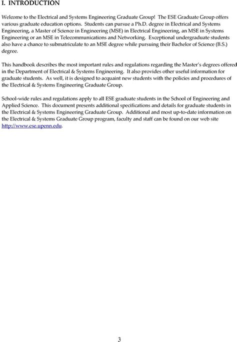 Upenn Systems Engineering Requirements