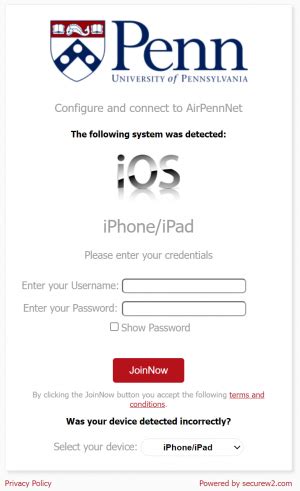 UPenn WiFi Connection Guide