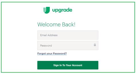 upgrade log in account