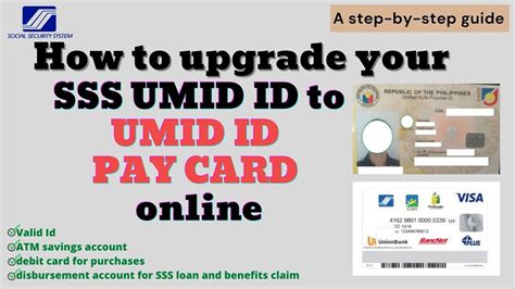 upgrade to umid atm pay card