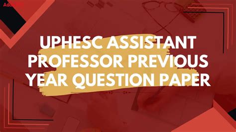 +14 Uphesc Previous Year Question Paper 2023