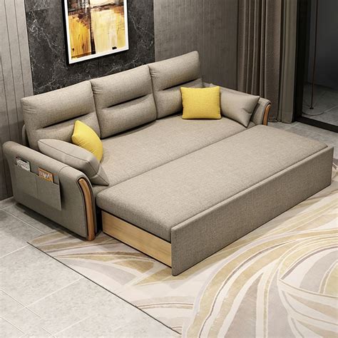 New Upholstered Sleeper Sofa Convertible For Small Space