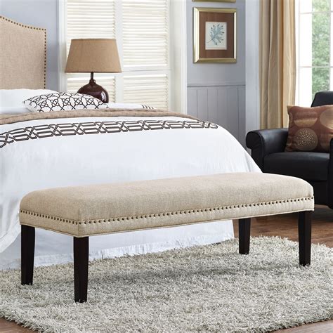 Three Posts Millersburg Upholstered Bedroom Bench