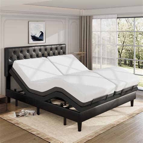 Upholstered King Bed Frame For Adjustable Base