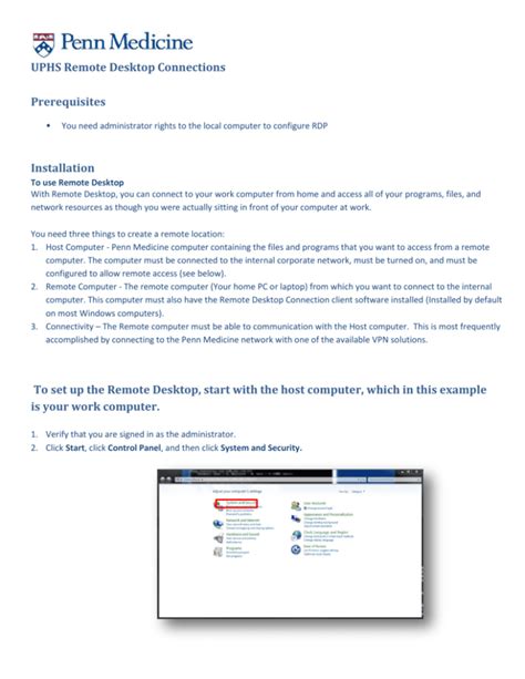 5 Ways UPHS Remote Access