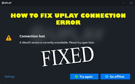 uplay connect not working