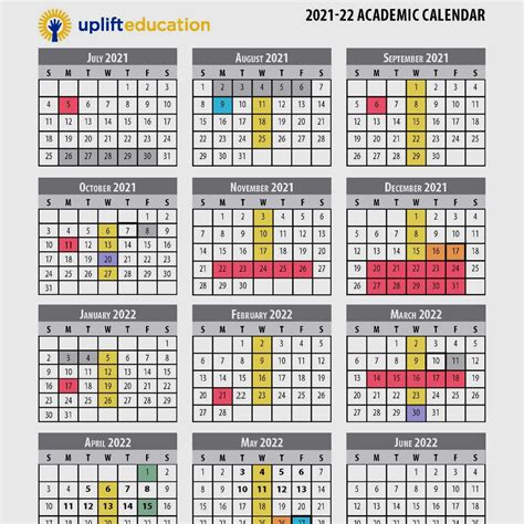 Uplift Education Calendar 24-25
