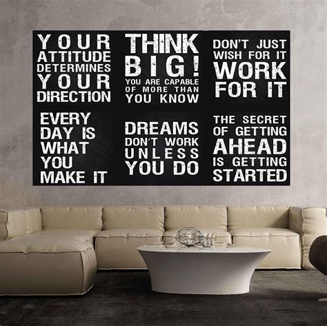 Uplifting Quotes Wall Decor