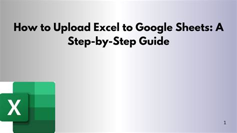 Upload Excel to Google Sheets Easily
