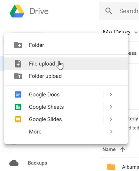 upload file to google drive using curl