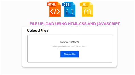 upload image in html and display codepen