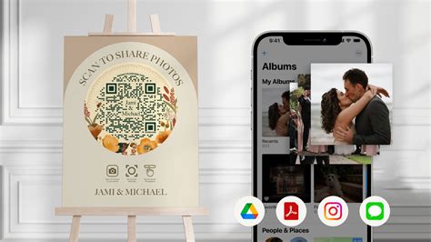 upload photos with qr code