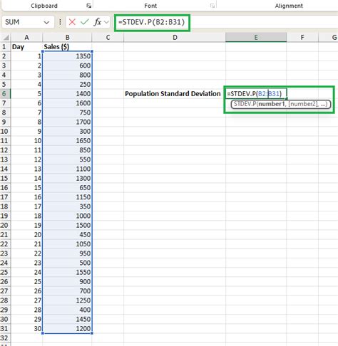Upper And Lower Standard Deviation Excel