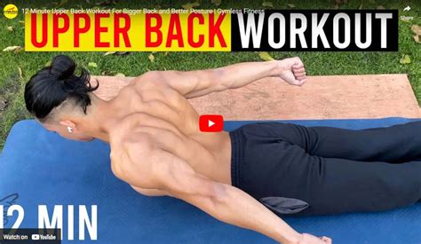 upper back back exercises