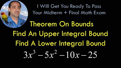 upper bound integral calculator