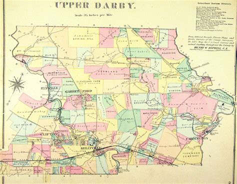 Upper Darby Zip Code Map