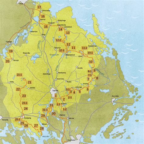 Upplandsleden route info (Stockholm) Hannah Swain Løvik