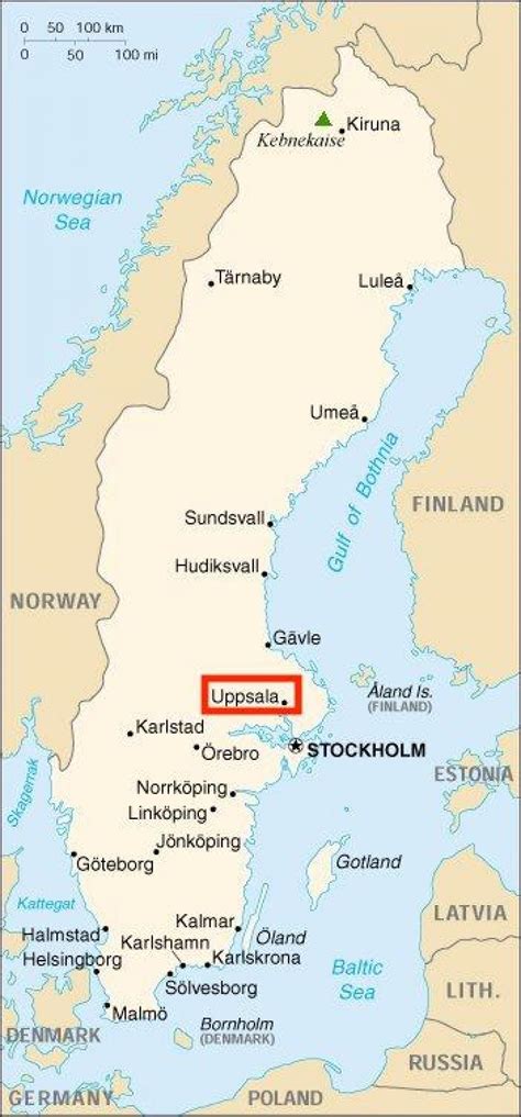 Karta Sverige Uppsala Karta 2020