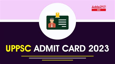 uppsc admit card 2023 download