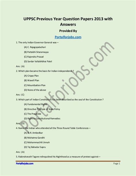 uppsc previous year question paper solved