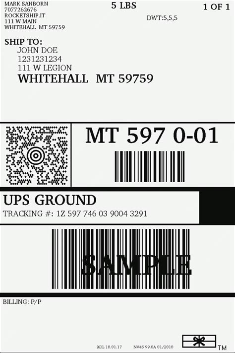 ups create shipping label api