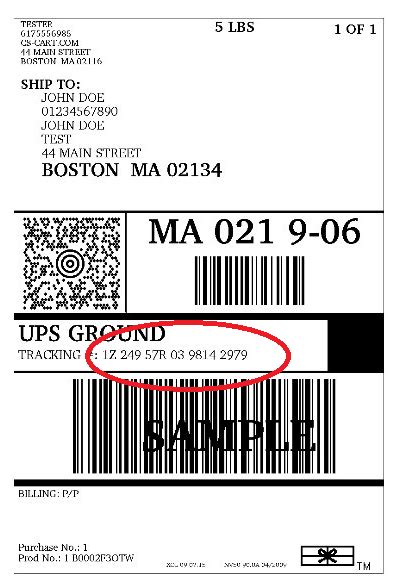 ups find a package no tracking number