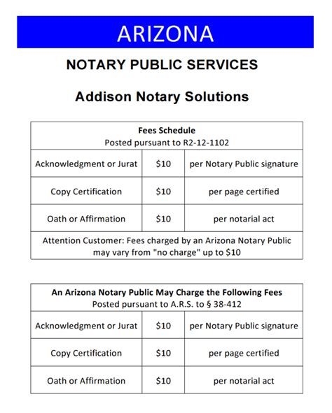 ups notary costs