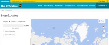 ups store locator