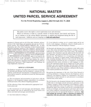 ups teamsters contract 2013 pdf