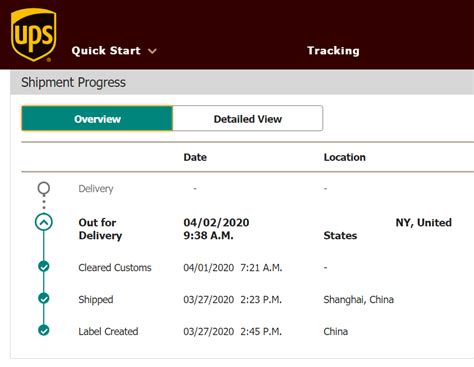 ups tracking by address only