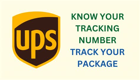 ups tracking by number official