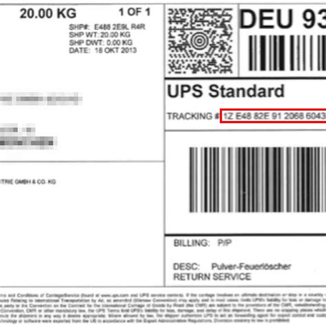 ups tracking by tracking number germany