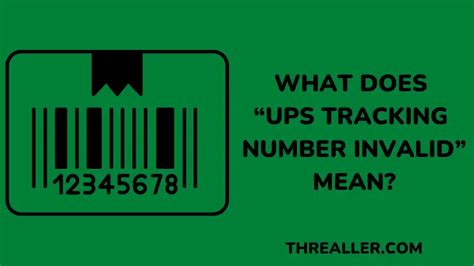 ups tracking number tracking number invalid