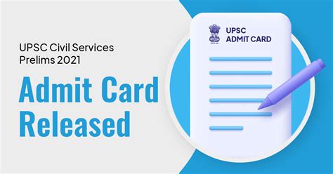 upsc admit card 2021 prelims