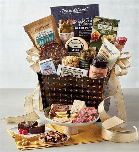 upscale gift baskets snacks