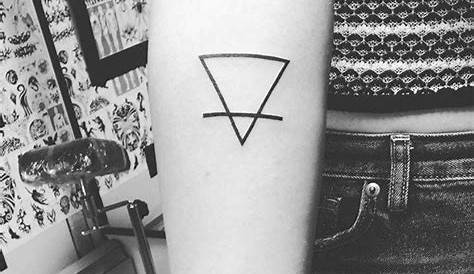 Upside Down Triangle Tattoo Meaning Pin On s