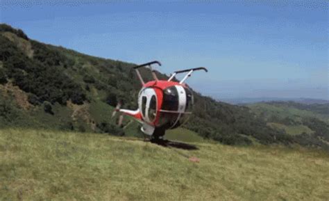 upside down helicopter landing