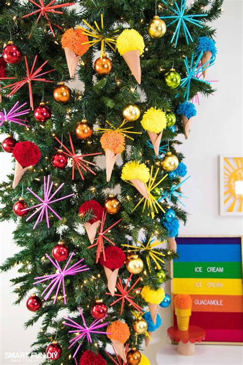 Upside Down Rainbow Christmas Tree