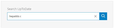 uptodate search box