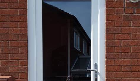 White Upvc Door And Frame / UPVC front door and frame plus