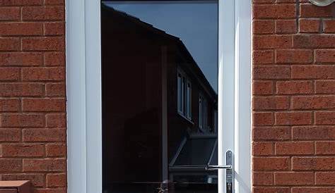 White UPVC Door & Frame in Stockton Heath, Cheshire